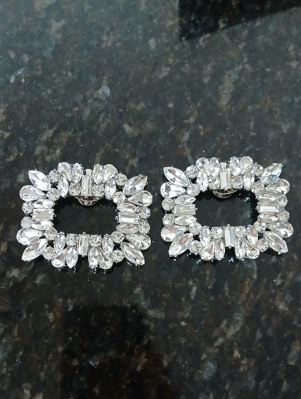 Rhinestone Clip On Shoe Decoration